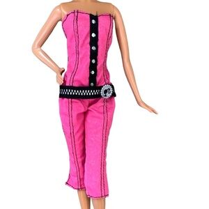 Barbie Fashionistas Sassy Rock Star Fashions Jumpsuit Vintage Doll Clothes